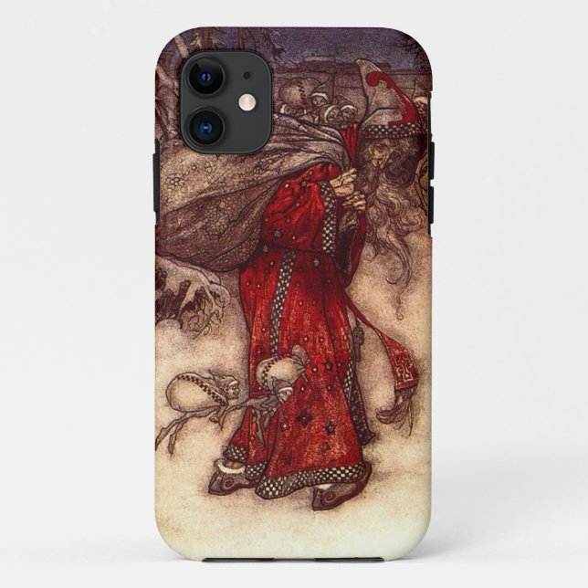 Coques Case-Mate iPhone Père Noël Arthur Rackham  (Dos)