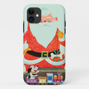 Etui iPhone Case-Mate Père Noël avec le train