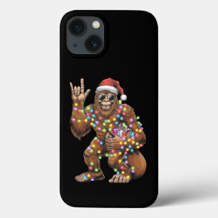 Case-Mate iPhone Case Père Noël Bigfoot Lumières de Noël Rock Drôle 