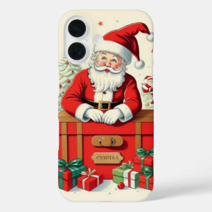 Coque Pour iPhone 16 Père Noël classique