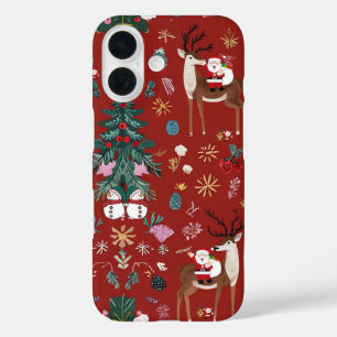 Coque Pour iPhone 16 Père Noël, Père Noël, Père Noël