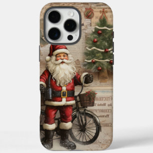 Coques iPhone 16 Pro Max Père Noël vintage