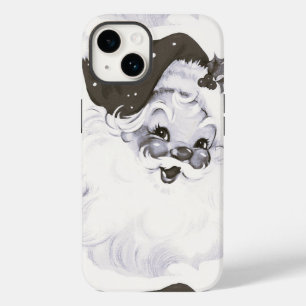 Coque Pour iPhone 14 Père Noël vintage