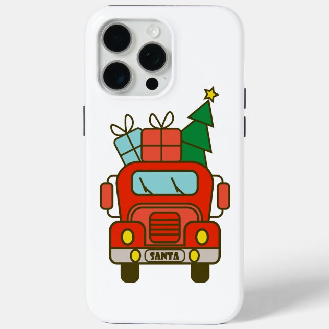 Coques Case-Mate iPhone Père Noël vue de devant Joyeux Noël (Verso)