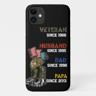 Case-Mate iPhone Case Père Vétéran Mari Papa Grand-père Cadeau de Famill