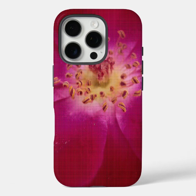 Coques Case-Mate iPhone Perfection pétale : À damiers Rose Art Motif pétal (Verso)