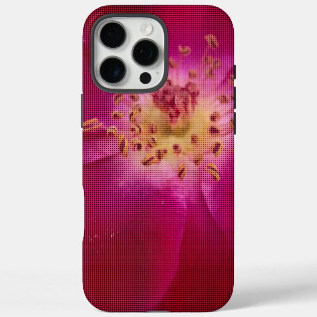 Coques Case-Mate iPhone Perfection pétale : À damiers Rose Art Motif pétal (Verso)