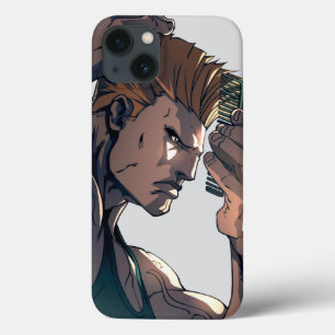 Etui iPhone 13 Perfidie peignant des cheveux