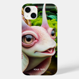 Coque Pour iPhone 14 Plus Perles d'escargot rose Imaginaire