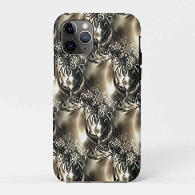 Coques Case-Mate iPhone Perles dorées (Dos)