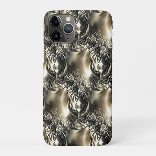 Coques Case-Mate iPhone Perles dorées (Dos)