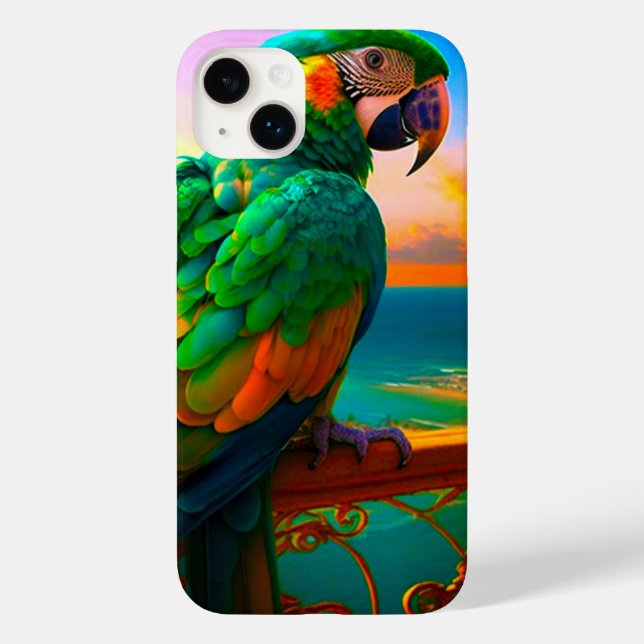 Coques Case-Mate iPhone Perroquet (Verso)