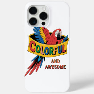 Coque iPhone 15 Pro Max Perroquet coloré