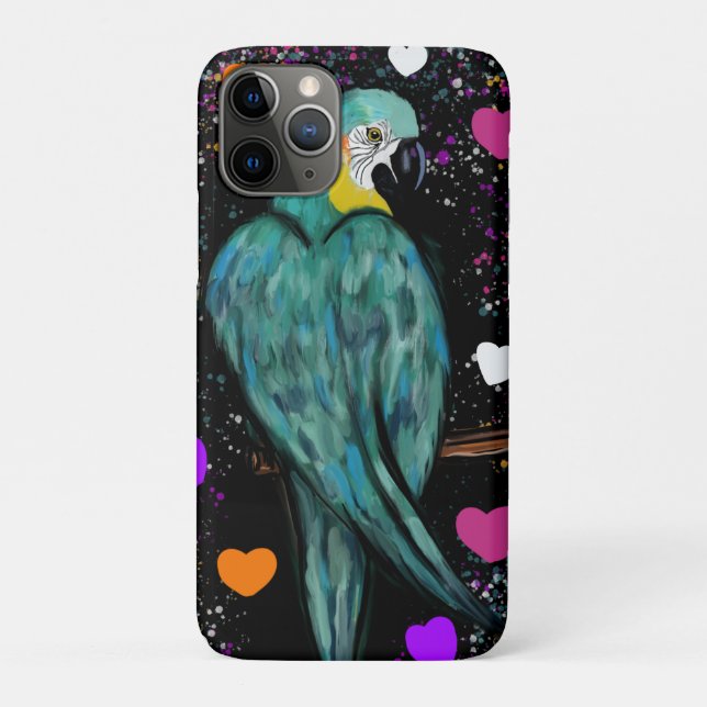 COQUES Case-Mate iPhone PERROQUETS DE FÊTE (Dos)