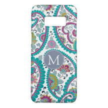 Persian Boteh Paisley Motif Monogram Samssung C