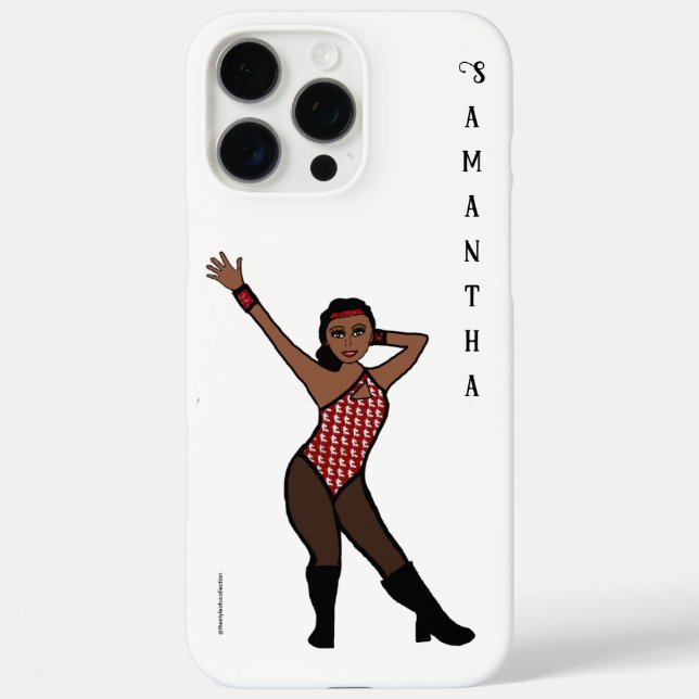Coques Case-Mate iPhone Personalized Dancer White Print # 1  (Verso)