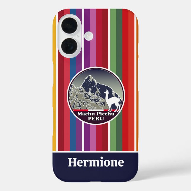 Coques Case-Mate iPhone Personalized Machu Pichu Peru for Adventure Lovers (Verso)