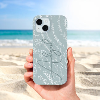 Coque Pour iPhone 15 Personalized Ocean Coral Reef Beachy
