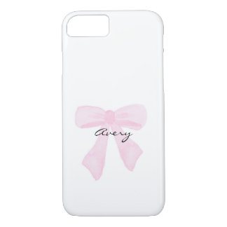 Case-Mate iPhone Case personalized pink bow iPhone 8/7 case