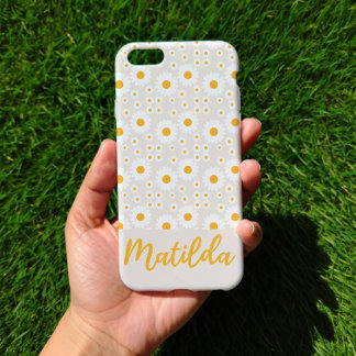 Coque Pour iPhone 15 Personalized Sunny Daisy Pattern Phone Case