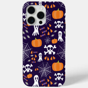 Coque iPhone 15 Pro Max Personnages amusants et effrayants d'Halloween