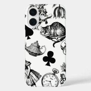 Coque Pour iPhone 16 Personnages classiques d'Alice aux pays des mervei