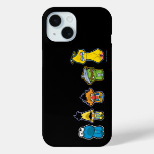 Coque Pour iPhone 15 Personnages de Sesame Street zombies