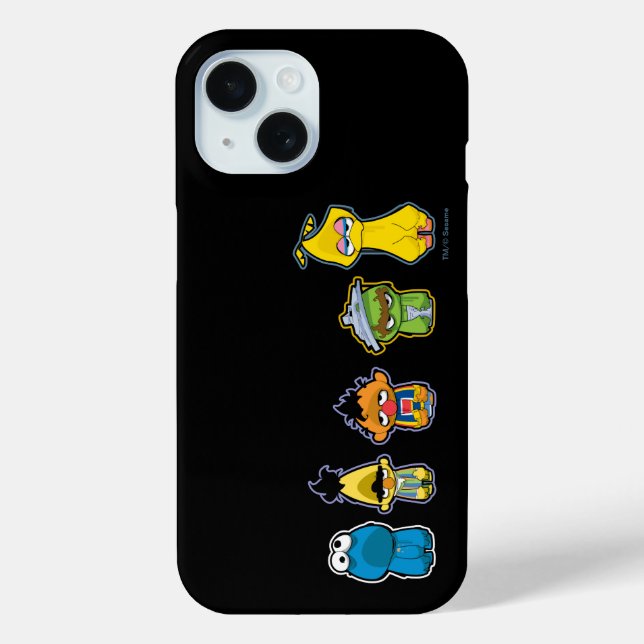 Coques Case-Mate iPhone Personnages de Sesame Street zombies (Verso)