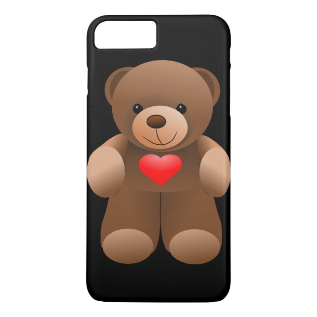Coques Case-Mate iPhone Personnalisable Je T'Aime Teddy Bear (Dos)