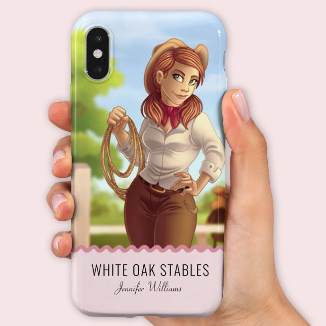 Coques Case-Mate iPhone Personnalisable Western Cowgirl (Créateur téléchargé)