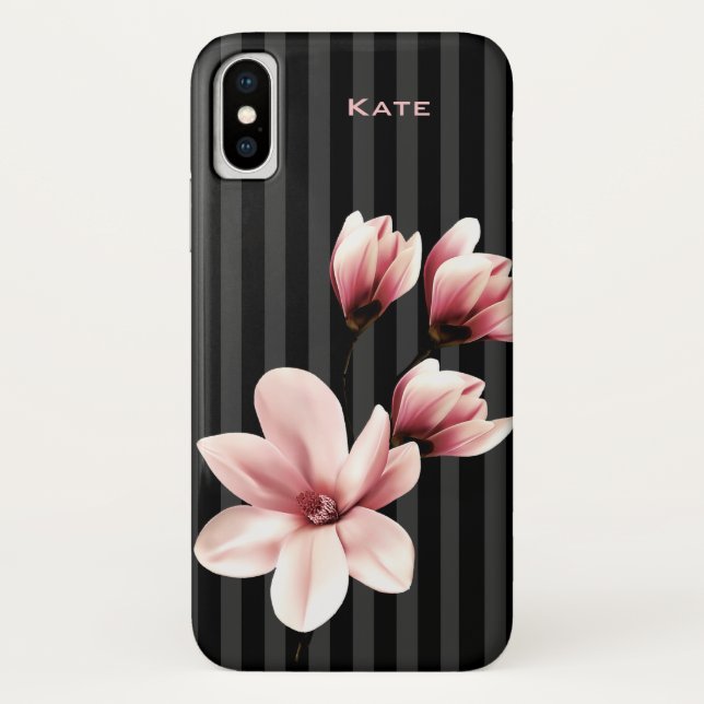 Coques Case-Mate iPhone Personnalisation de Blush Magnolias (Dos)