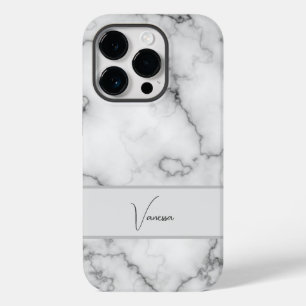 Coque Pour iPhone 14 Pro Personnalisation du Motif de marbre