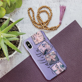 Case-Mate iPhone Case Personnalisé 4 Photo manuscrite Monogramme Nom Cou