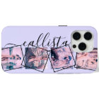 Personnalisé 4 Photo manuscrite Monogramme Nom Cou