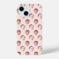 Personnalisé Baby Face 2 Photos Pink clair