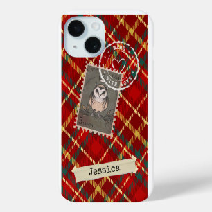 Coque Pour iPhone 15 Personnalisé Chic et Tartan amusant Impression