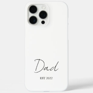 Coques iPhone 16 Pro Max Personnalisé "DAD Est. [Année]" -
