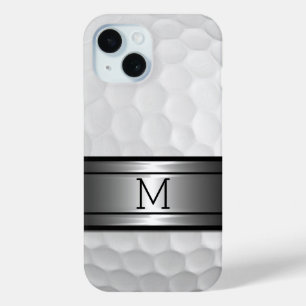 Coque Pour iPhone 15 Personnalisé Design Golf Sport Ball Dimples Image