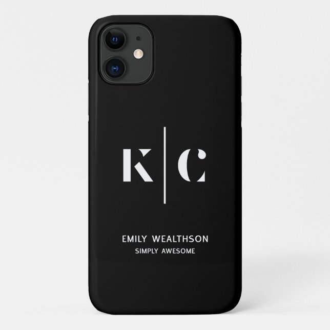 Coques Case-Mate iPhone Personnalisé, élégant, moderne et minimal (Dos)