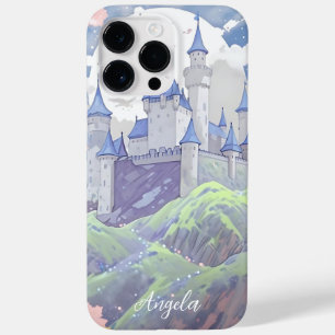 Coque Pour Pour iPhone 14 Pro Max Personnalisé Fairytale Castle Pastel Aquarelle