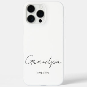 Coques iPhone 16 Pro Max Personnalisé "Grandpa Est. [Année]" -