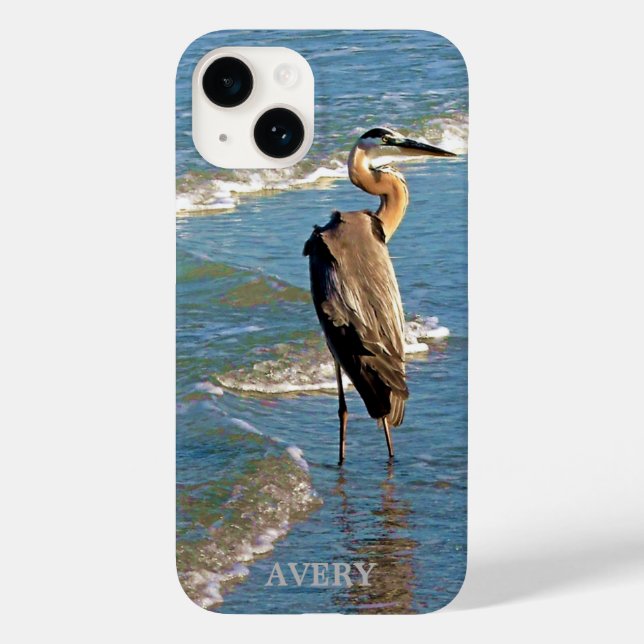 Coques Case-Mate iPhone Personnalisé Great Blue Heron Florida Gulf Waters  (Verso)