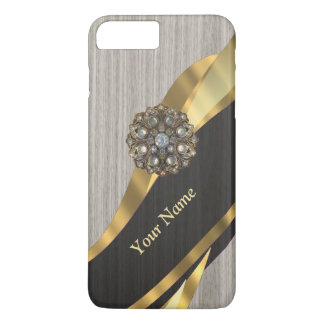 Coque iPhone 8 Plus/7 Plus Personnalisé joli bois moderne