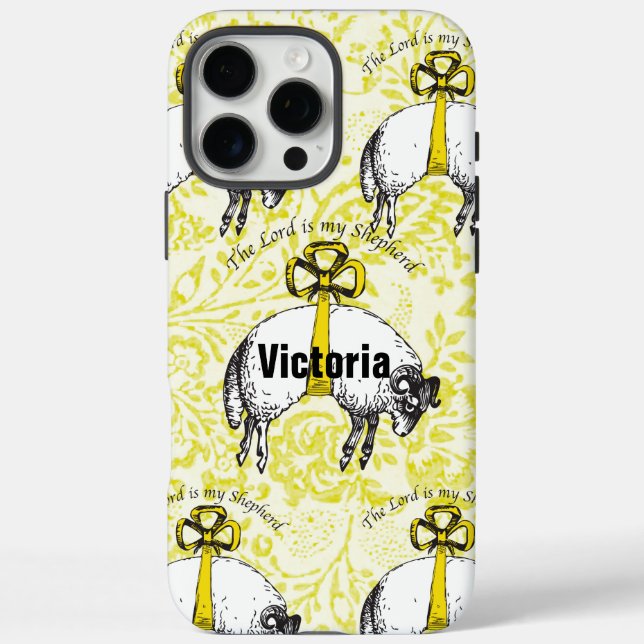 Coques Case-Mate iPhone Personnalisé L'Éternel est mon berger Psaume 23 (Verso)