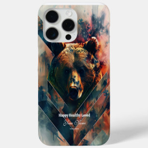 Coque iPhone 15 Pro Max Personnalisé : Mystic Forest Bear iPhone 15 ProMax