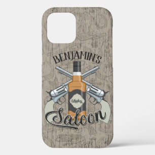 Case-Mate iPhone Case Personnalisé NOM Cowboy Revolver Gun Whiskey Saloo
