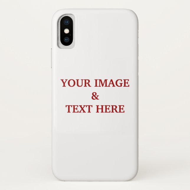 Coques Case-Mate iPhone Personnalisé Personnalisé Votre Propre Photo (Dos)