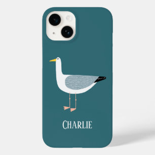 Coque Pour iPhone 14 Personnalisé Seagull