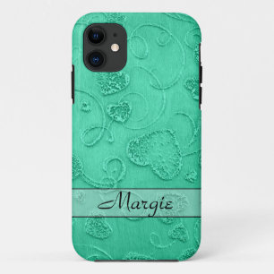 Etui iPhone Case-Mate Personnalisé Turquoise Heart Designer iPhone 5 Coq