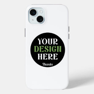 Coque iPhone 15 Mini personnalisé, unique, élégant et minimaliste bisou